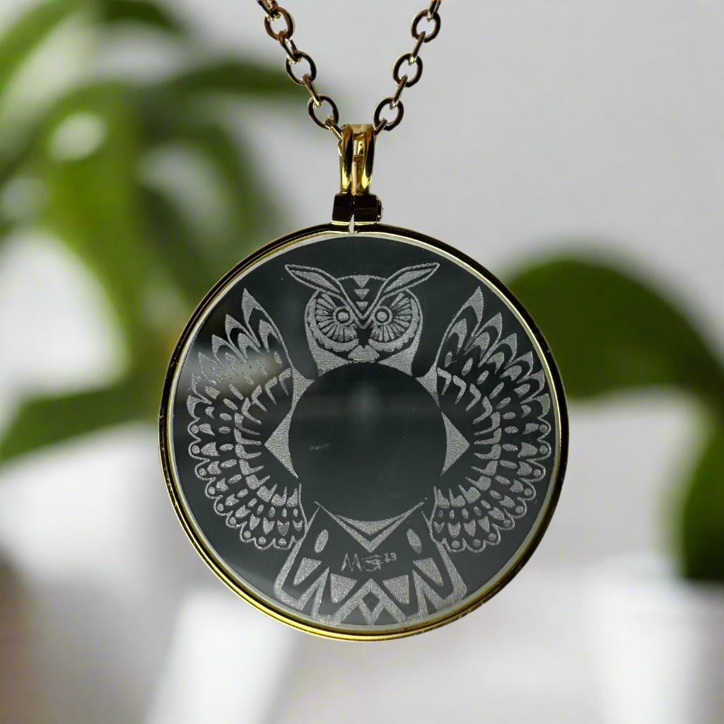 The Owl Solar Lighter Pendant