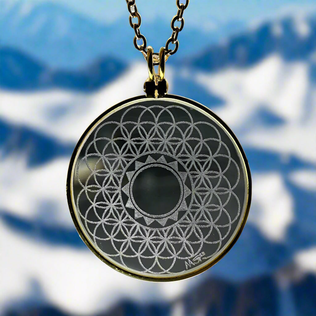 The Flower of Life Solar Lighter Pendant