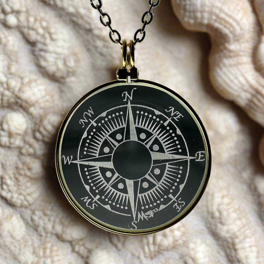 The Compass Rose Solar Lighter Pendant