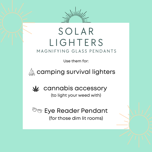 The Cannabis Leaf Solar Lighter Pendant