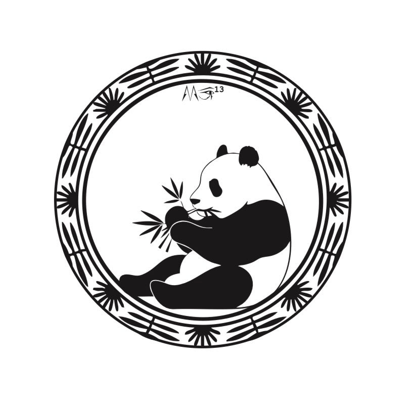 The Panda Panda Solar Lighter Pendant