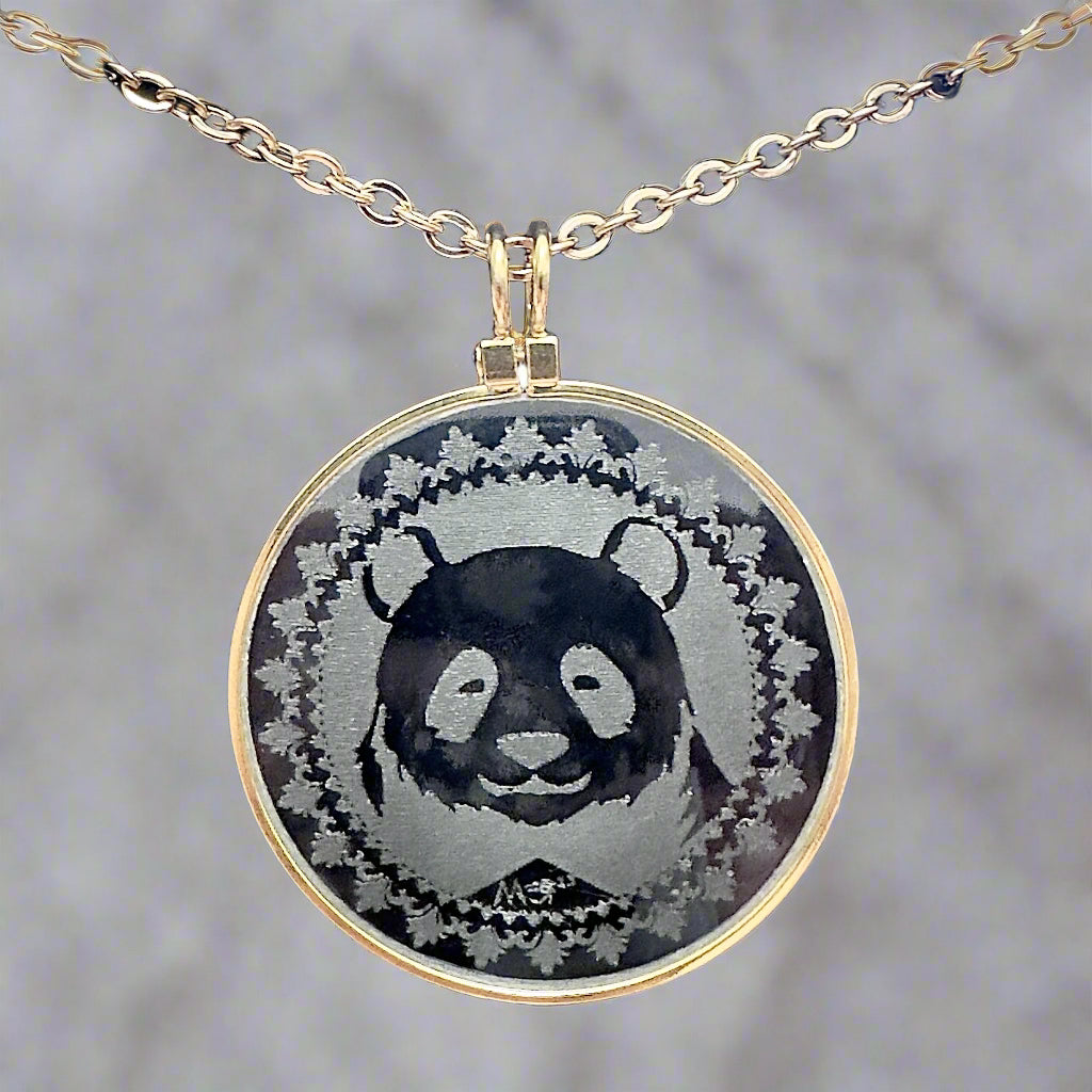 The Panda Ninja Solar Lighter Pendant
