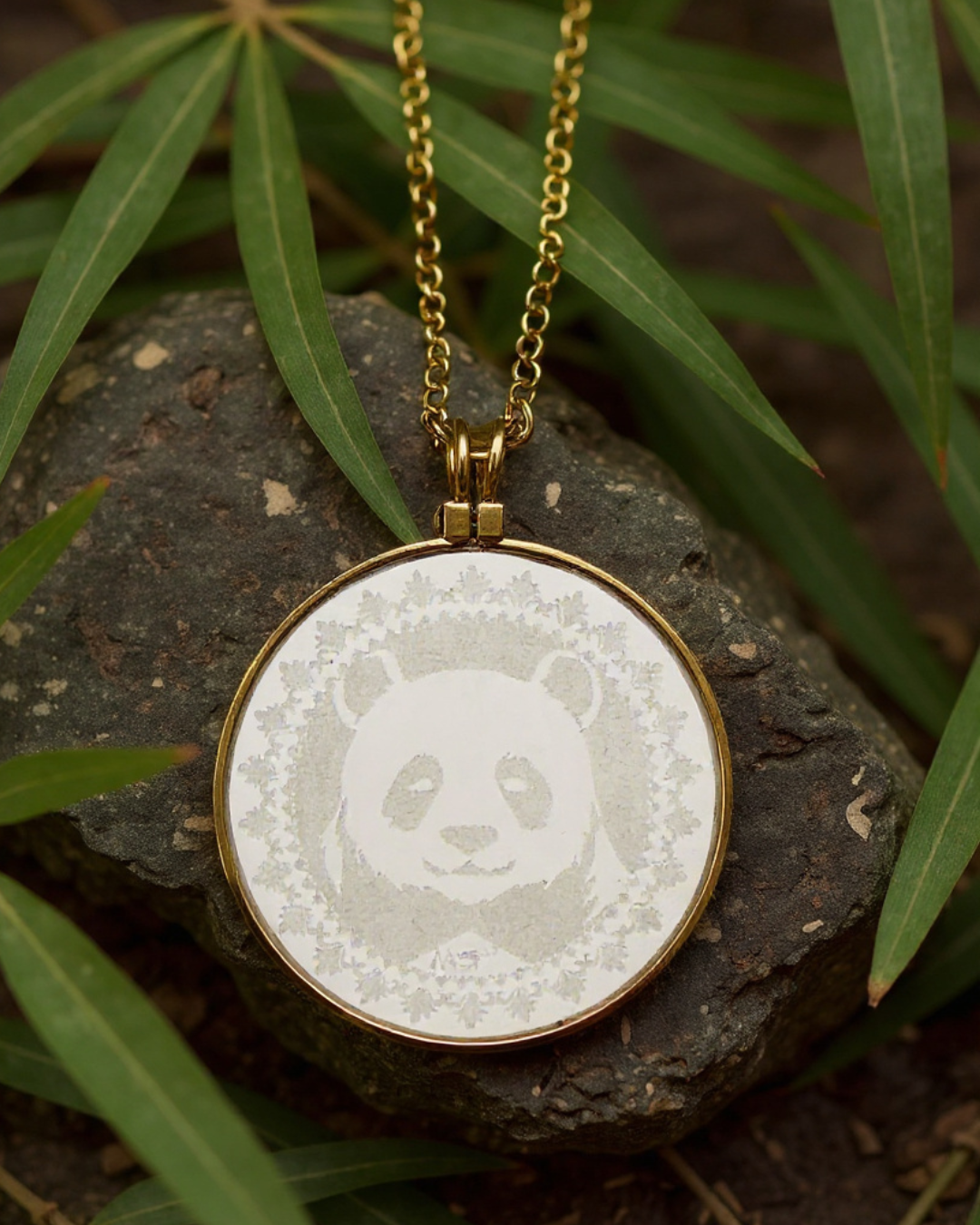 The Panda Ninja Solar Lighter Pendant